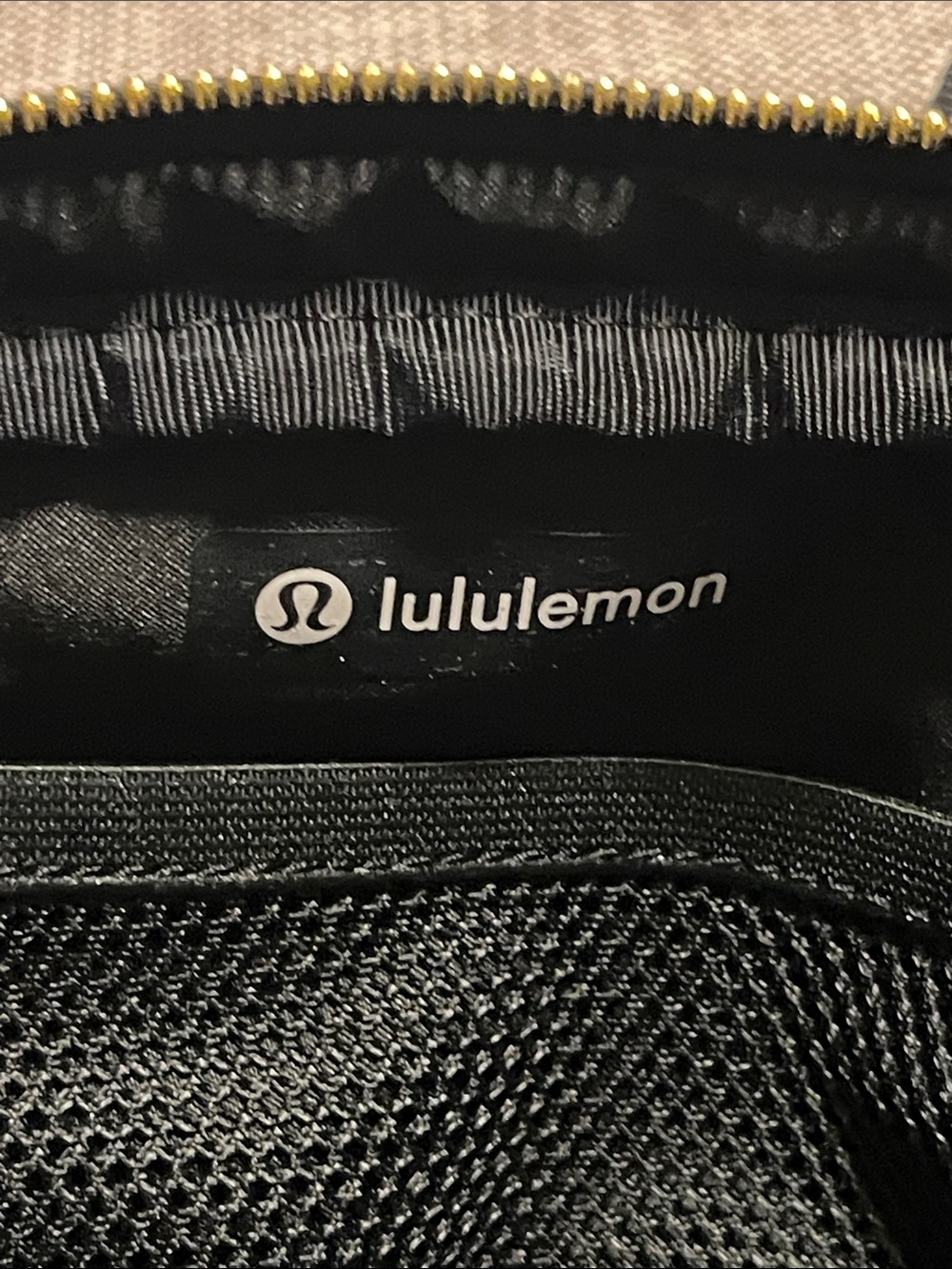 lululemon Black Sherpa Fur Crossbody Bag with Gold Hardware - Picture 6 of 8